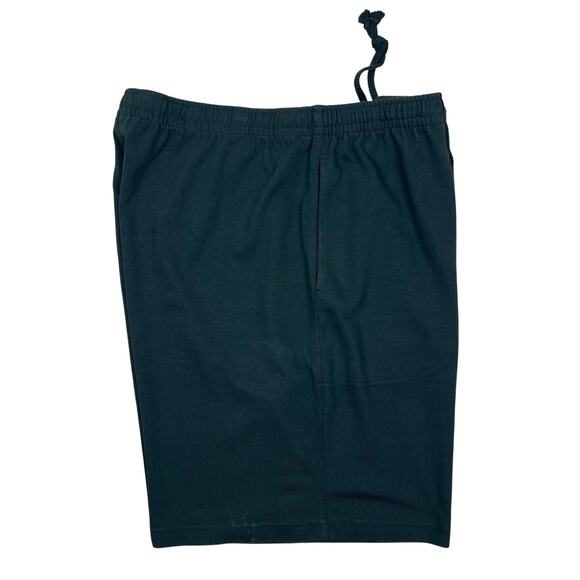 L.L. Bean Knit Shorts men’s XXL elastic waist dark green front pockets nwot - Picture 4 of 7